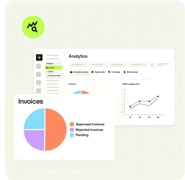 Analytics on the spend management platform
