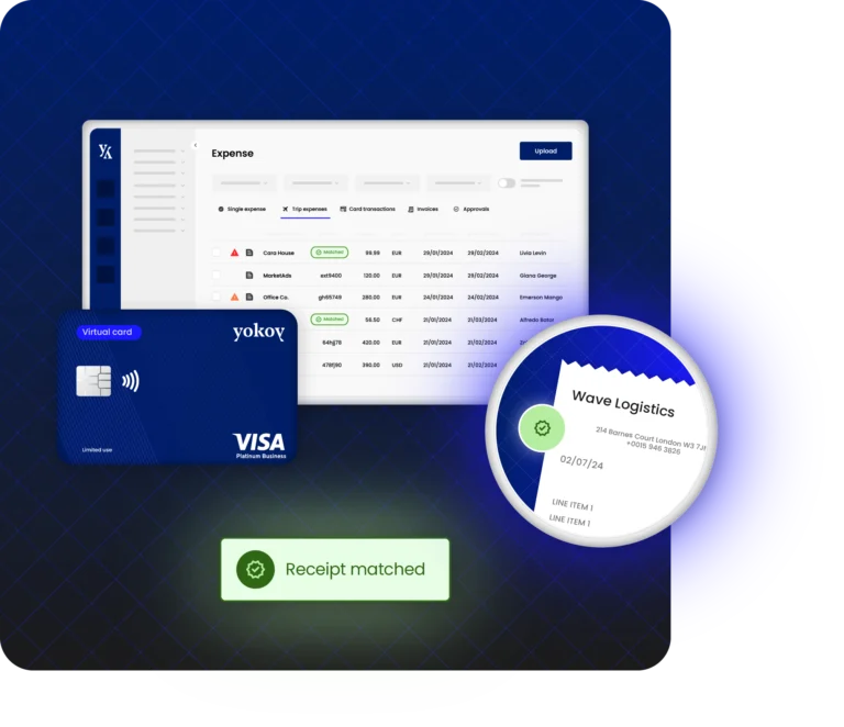 Yokoy Expenses management - Expense match