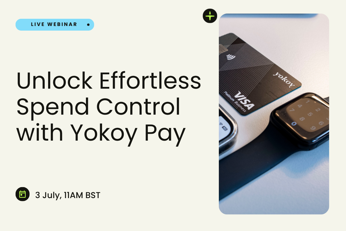 Event banner - Yokoy Pay Webinar: Unlocking Effortless Spend Control